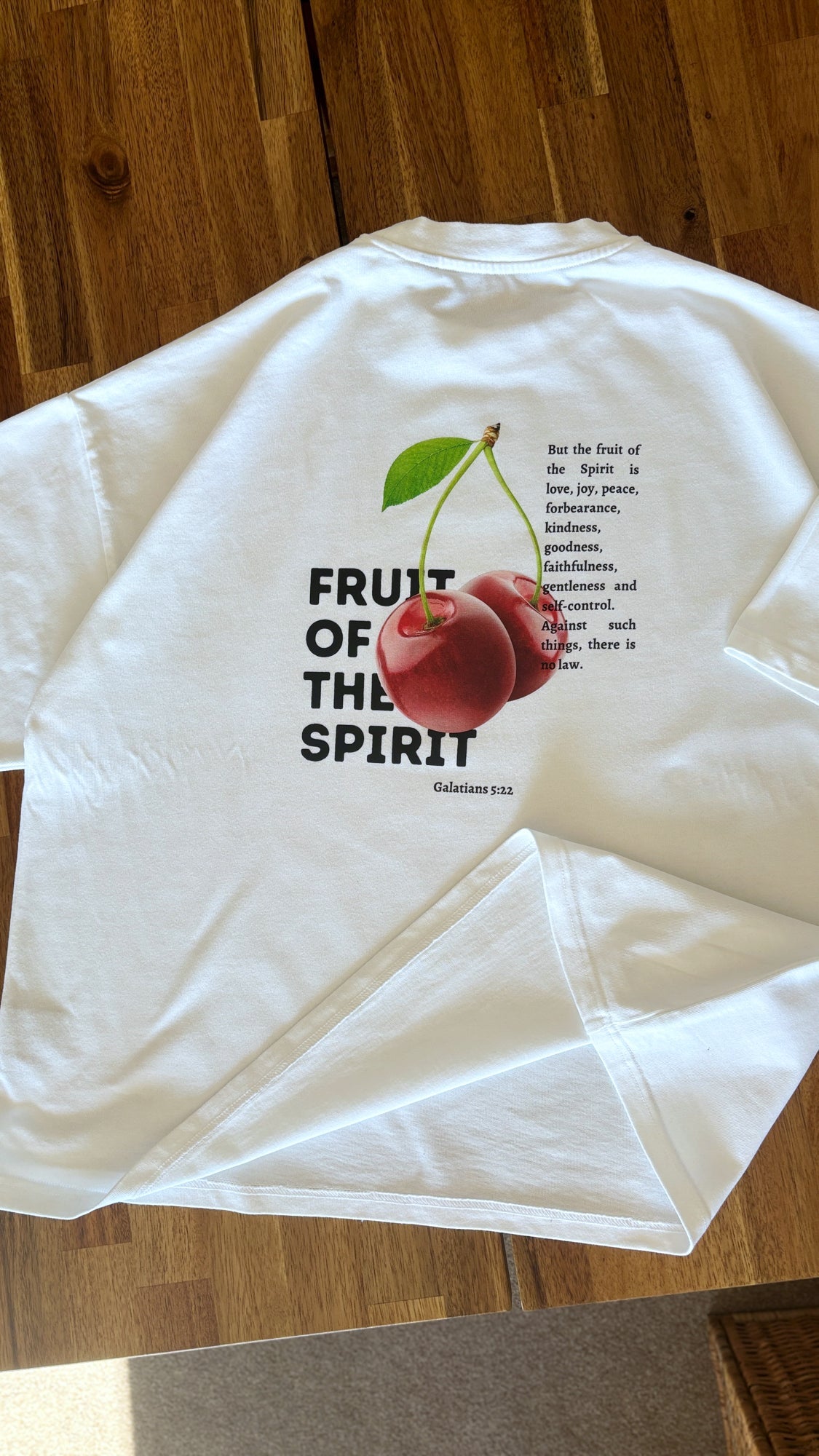 FRUIT OF THE SPIRIT CHERRY (WHITE) | REDEEMED. |