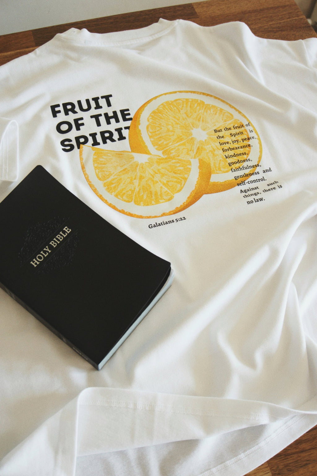 FRUIT OF THE SPIRIT ORANGE (WHITE) | REDEEMED. |