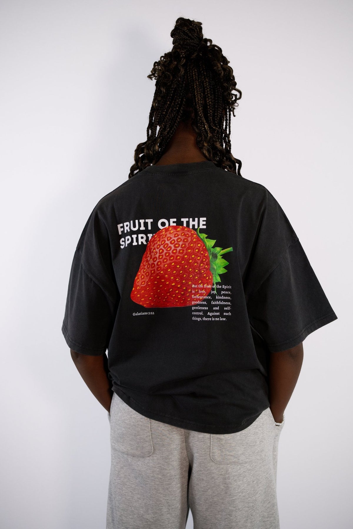 FRUIT OF THE SPIRIT STRAWBERRY (BLACK) | REDEEMED. |